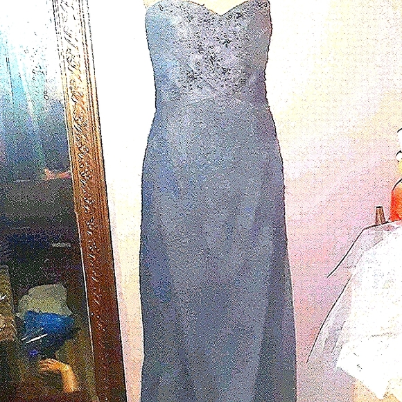 Ayce paris dress one of a kind Gray LACE - Picture 2 of 7